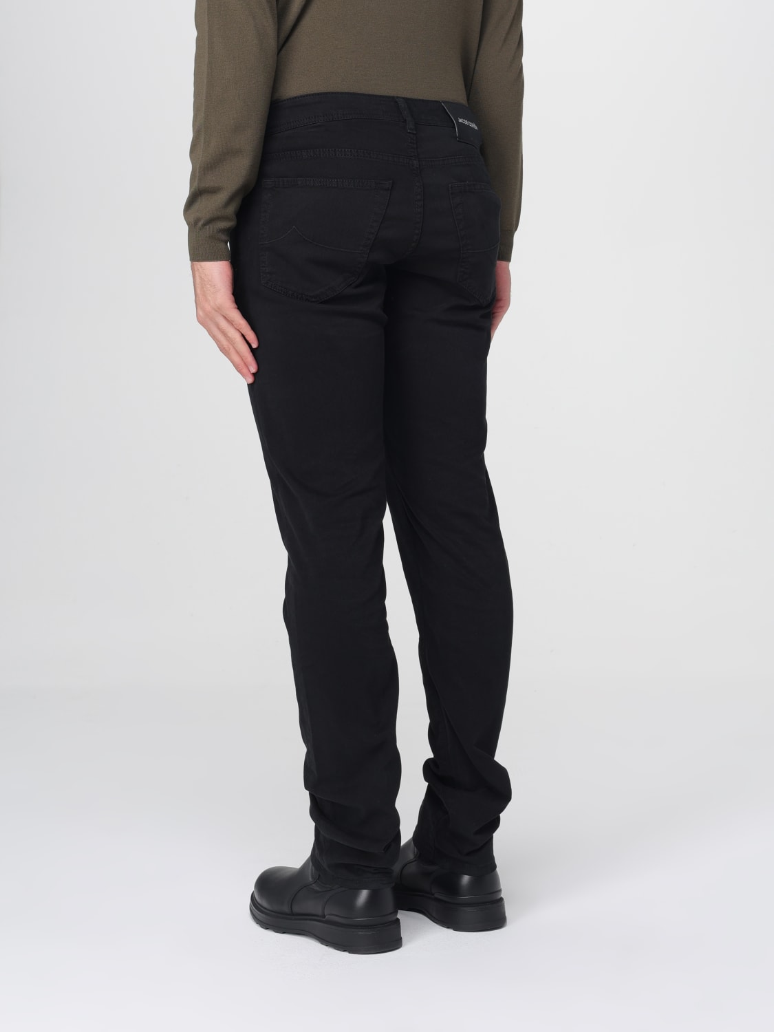 JACOB COHEN PANTS: Pants men Jacob Cohen, Black - Img 2