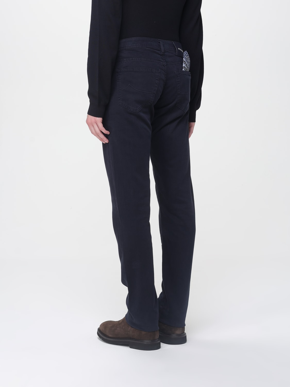 JACOB COHEN 裤子: 裤子 男士 Jacob Cohen, 蓝色 - Img 2