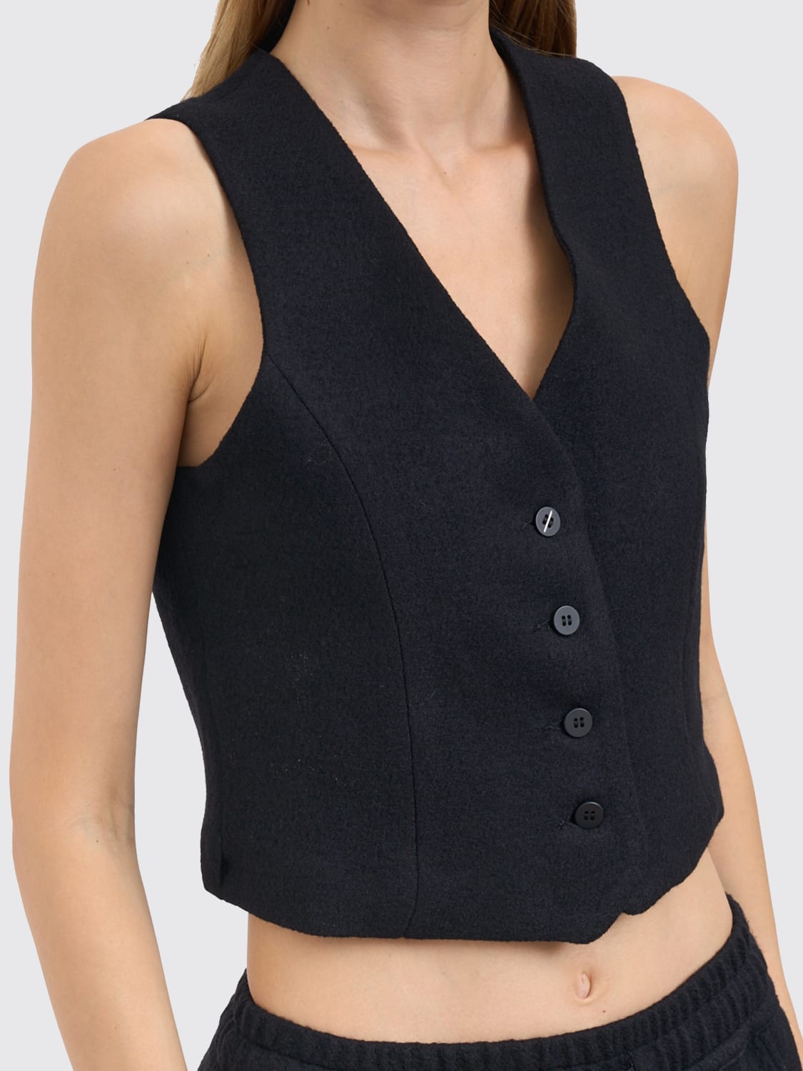 THOM KROM WESTE: Weste herren Thom Krom, Schwarz - Img 4