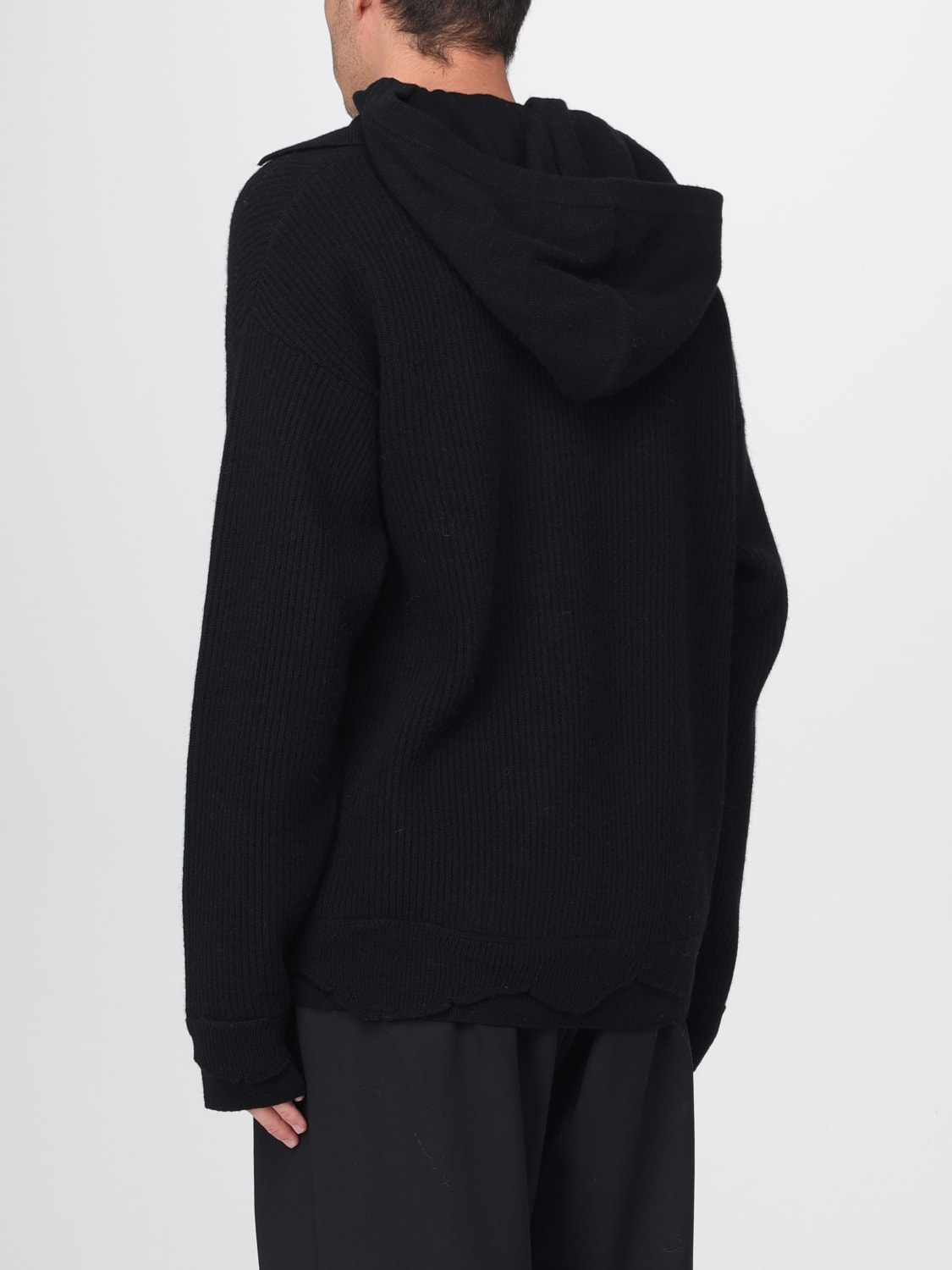 LANEUS SWEATSHIRT: Sweater men Laneus, Black - Img 2