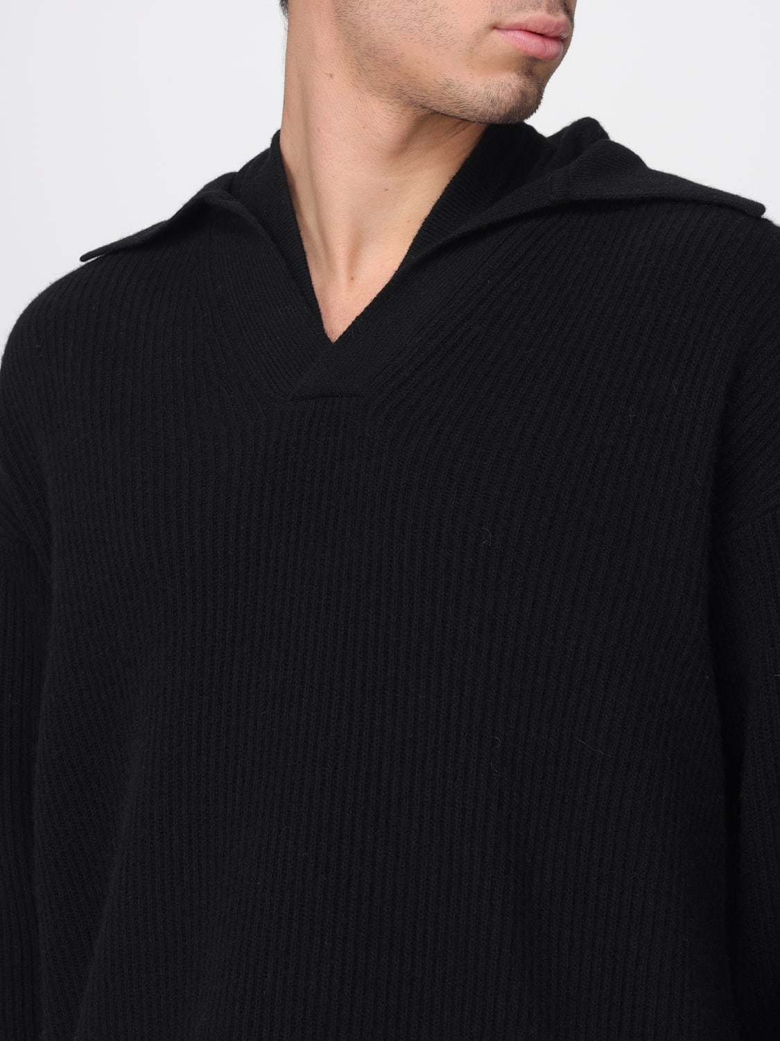 LANEUS SWEATSHIRT: Sweater men Laneus, Black - Img 3