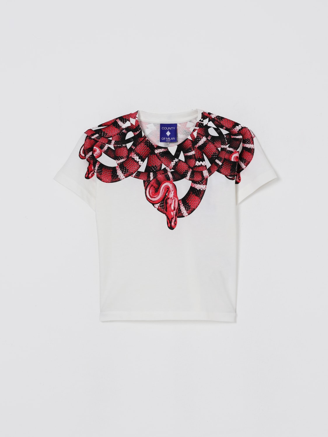 COUNTY OF MILAN T-SHIRT: T-shirt kids County Of Milan, White - Img 1