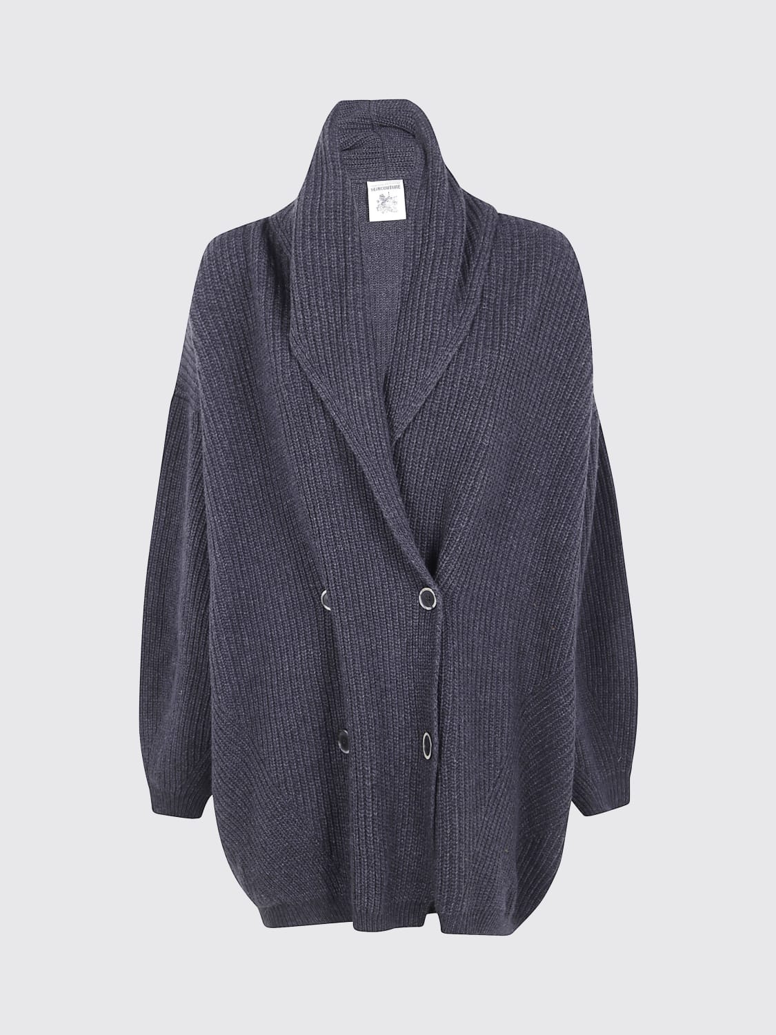 SEMICOUTURE PULLOVER: Mantel damen Semicouture, Charcoal - Img 1