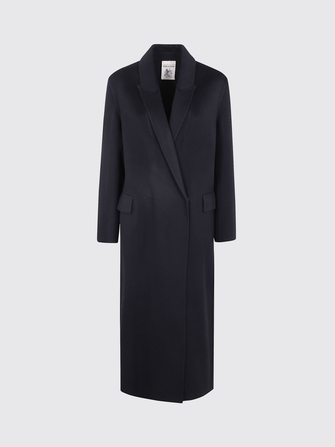 SEMICOUTURE ABRIGO: Abrigo mujer Semicouture, Negro - Img 1