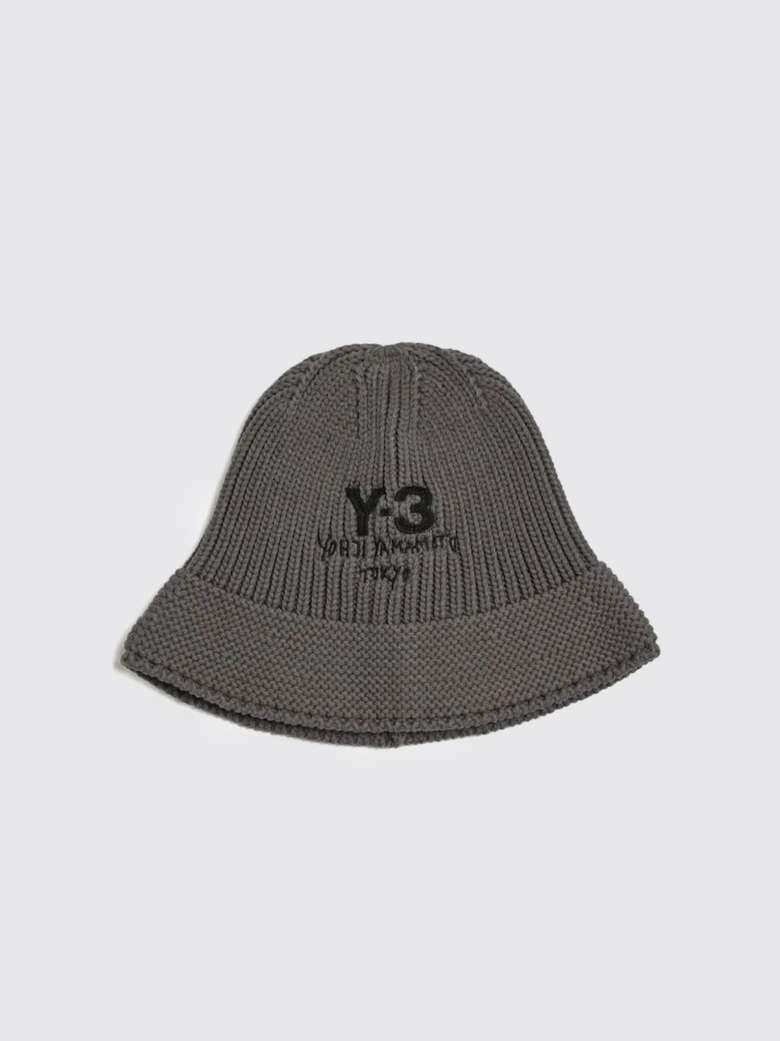 Y-3 HAT: Hat men Y-3, Grey - Img 1