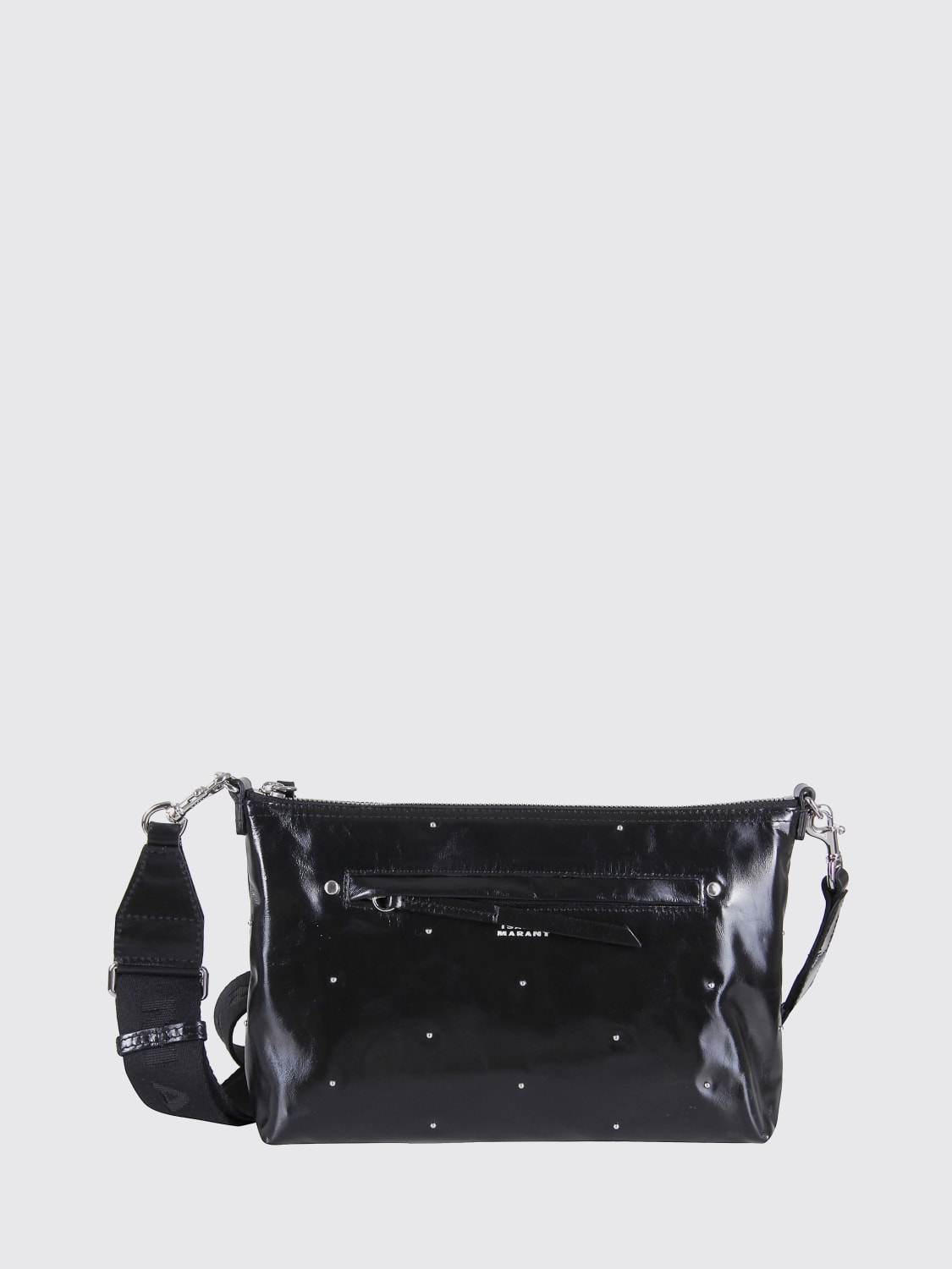 ISABEL MARANT BORSA A TRACOLLA: Borsa a tracolla in pelle Isabel Marant, Nero - Img 1