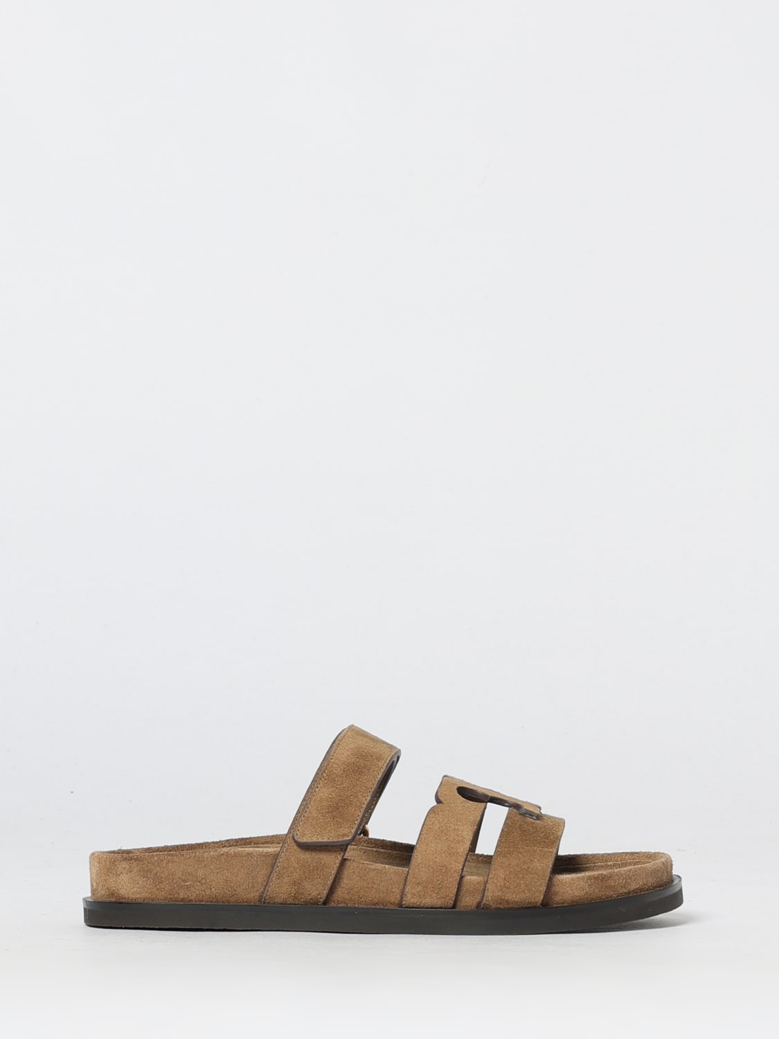 TORY BURCH FLAT SANDAL: Flat sandal woman Tory Burch, Brown - Img 1