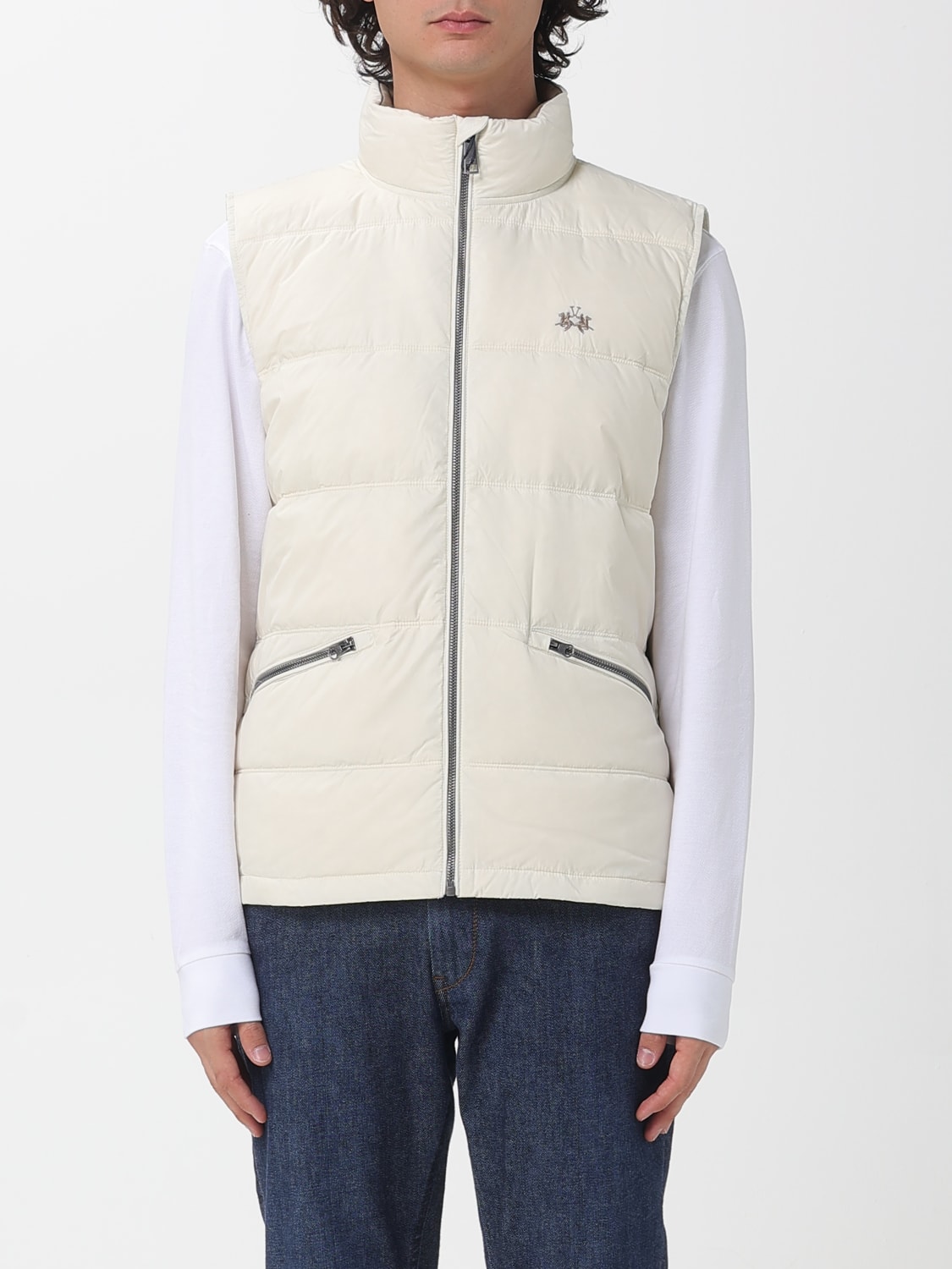 LA MARTINA SUIT VEST: Coat men La Martina, White - Img 1