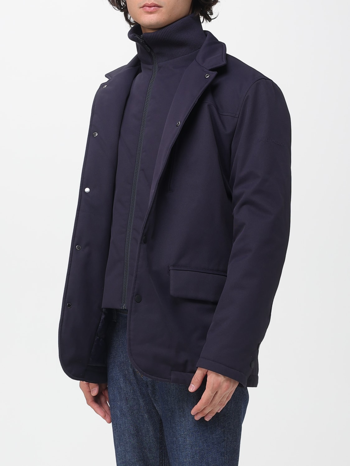 LA MARTINA CHALECO: Abrigo hombre La Martina, Azul Oscuro - Img 3