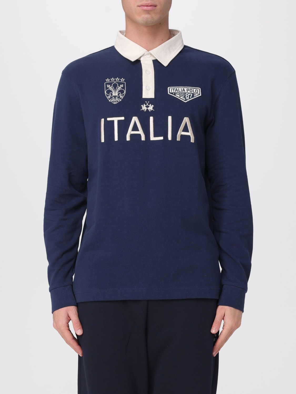 LA MARTINA POLO: Camiseta hombre La Martina, Azul Oscuro - Img 1