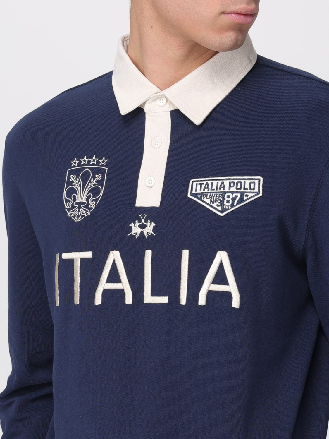 LA MARTINA POLO: Camiseta hombre La Martina, Azul Oscuro - Img 3