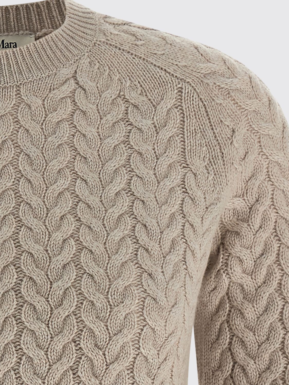 MAX MARA PULLOVER: Strickjacke damen Max Mara, Beige - Img 3