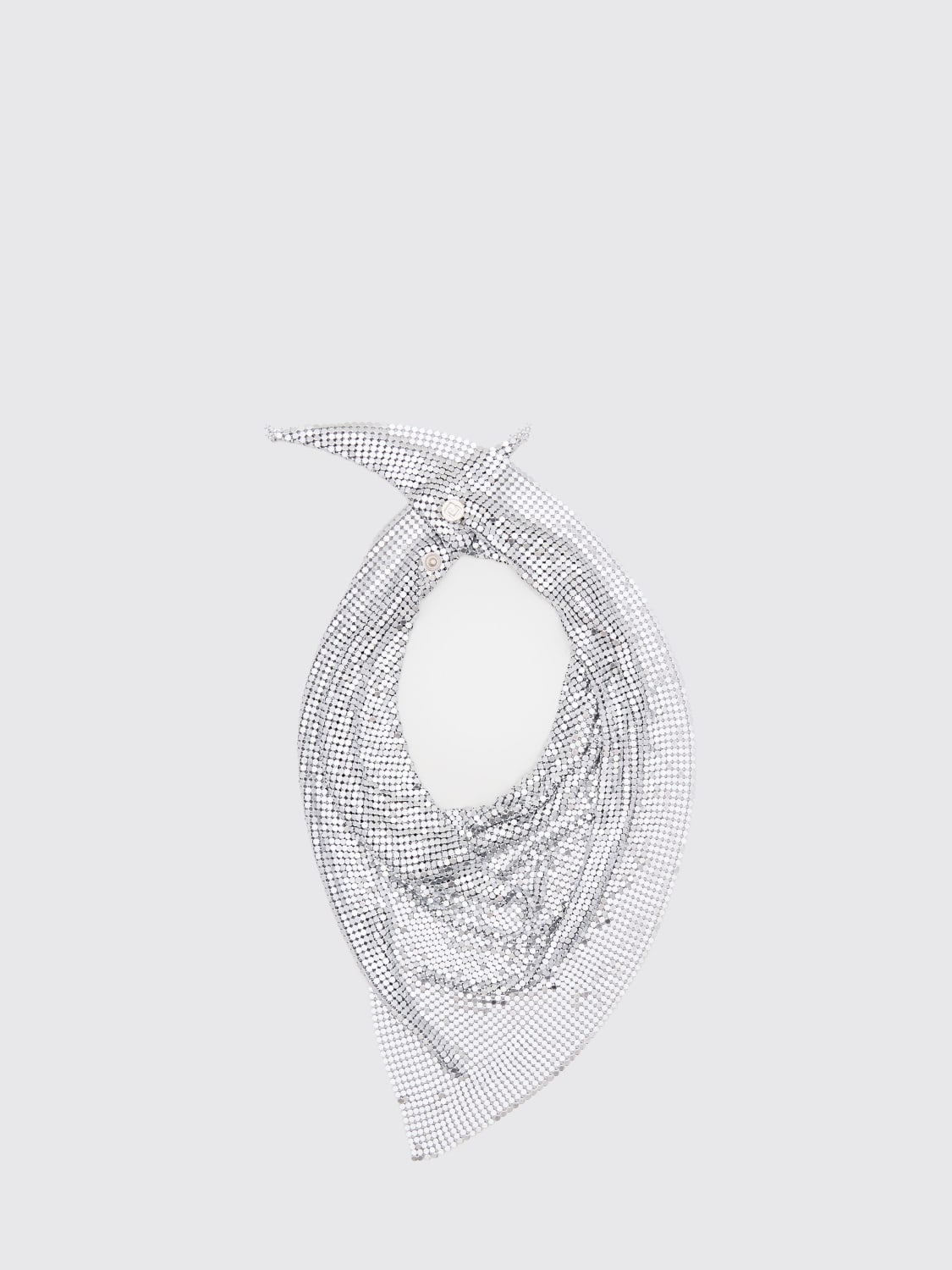 RABANNE SCARF: Scarf woman Rabanne, Silver - Img 1