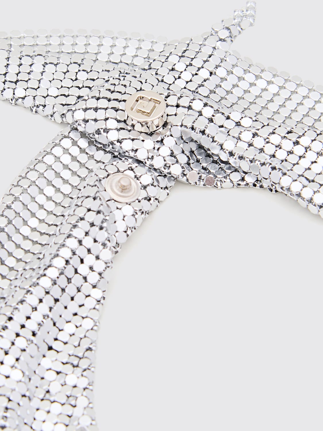 RABANNE SCARF: Scarf woman Rabanne, Silver - Img 2