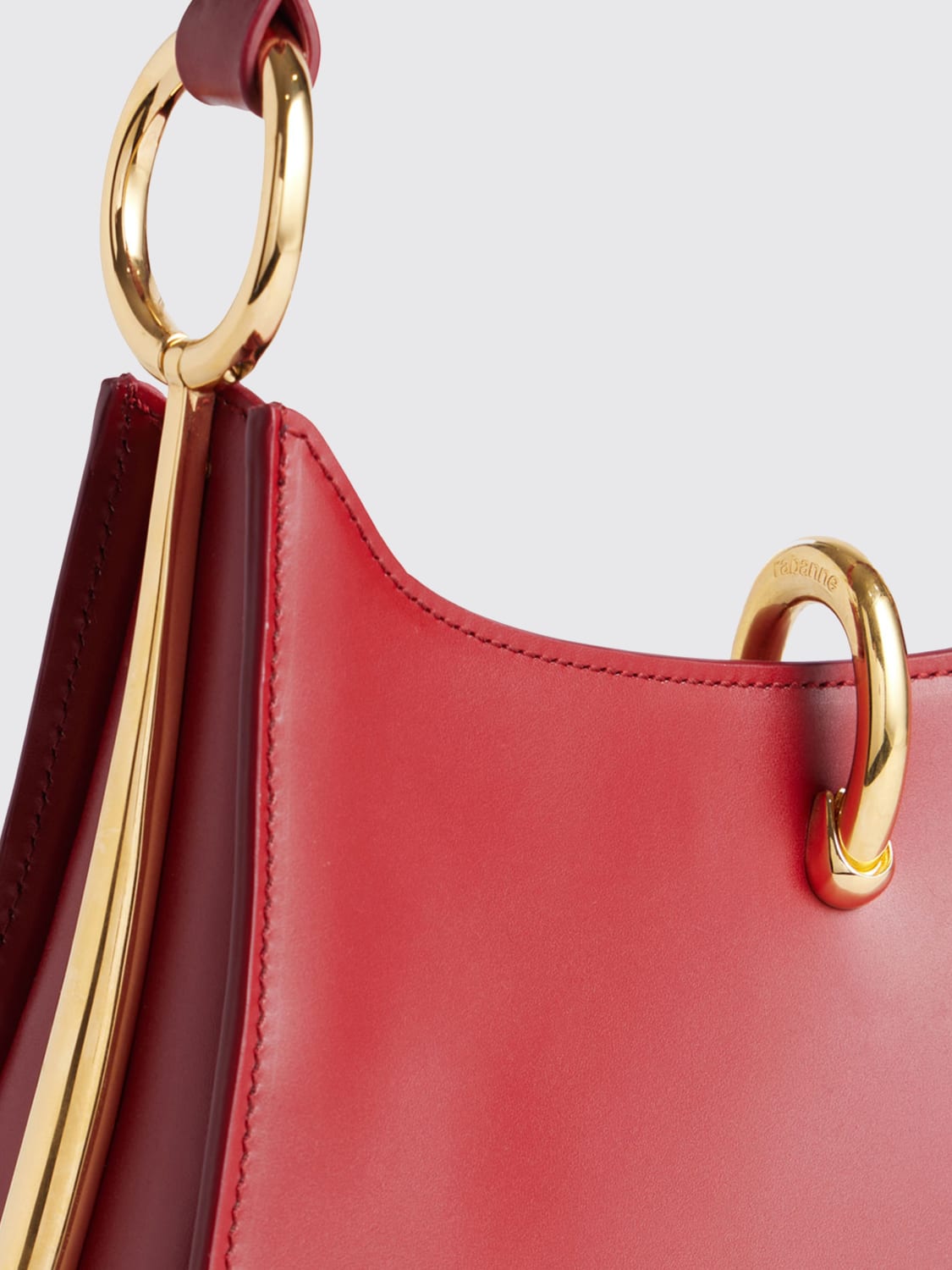 RABANNE MINI BAG: Shoulder bag woman Rabanne, Red - Img 3