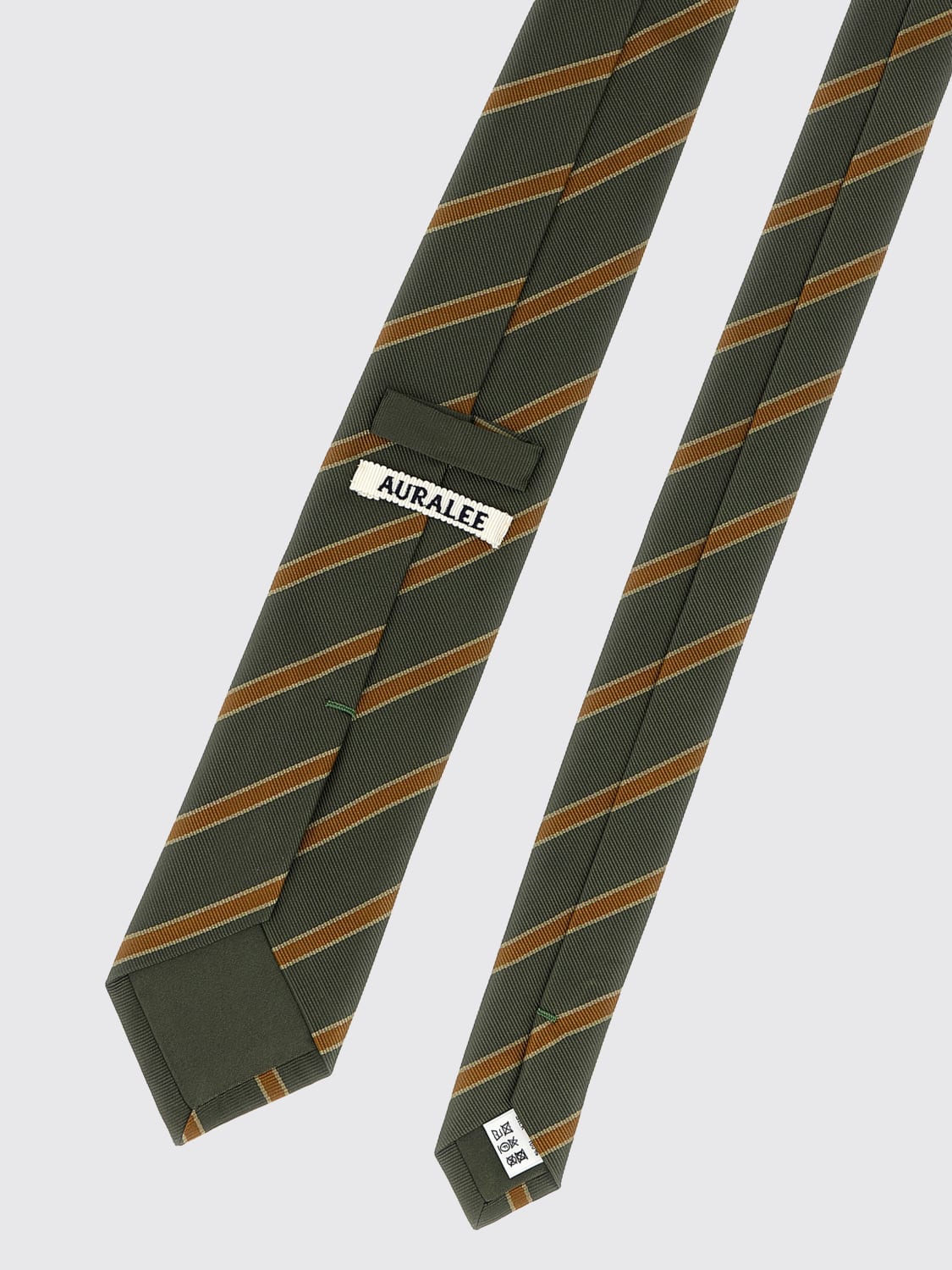 AURALEE TIE: Bow tie men Auralee, Green - Img 2