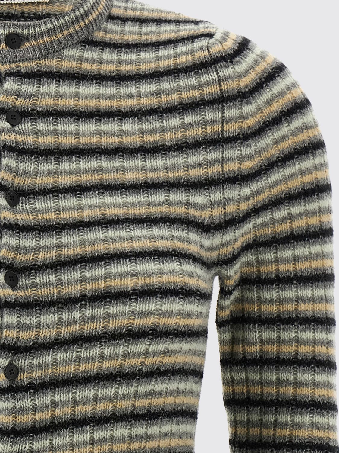 AURALEE SWEATER: Cardigan woman Auralee, Multicolor - Img 3