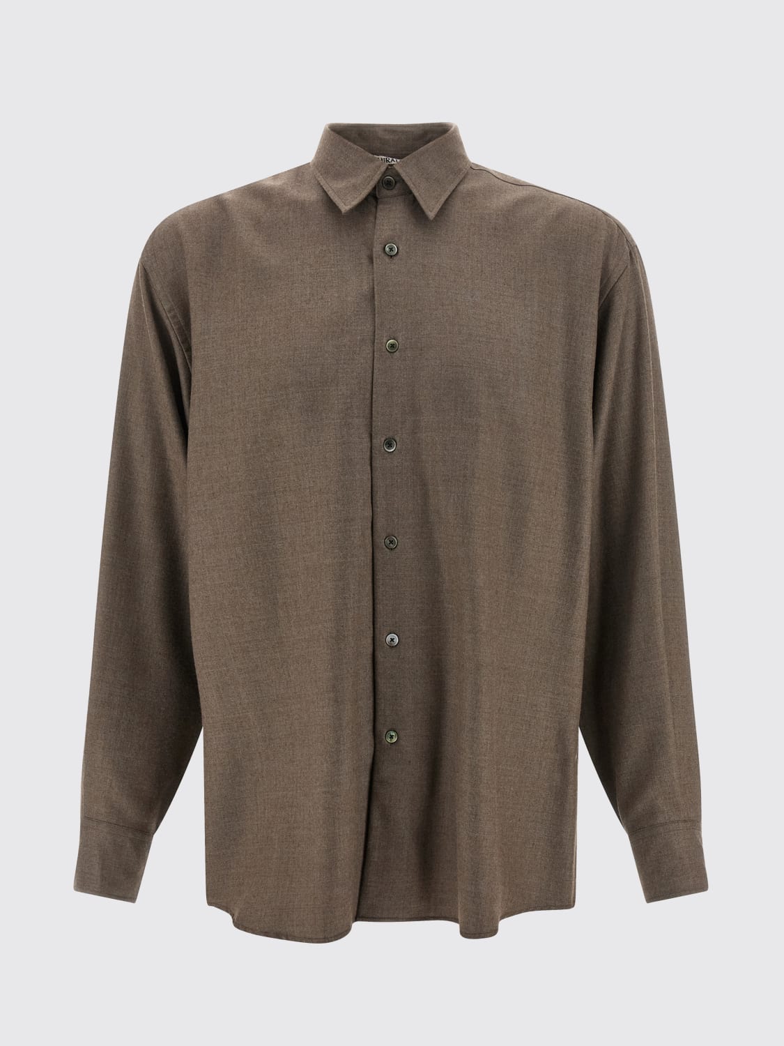 AURALEE HEMD: Hemd herren Auralee, Braun - Img 1