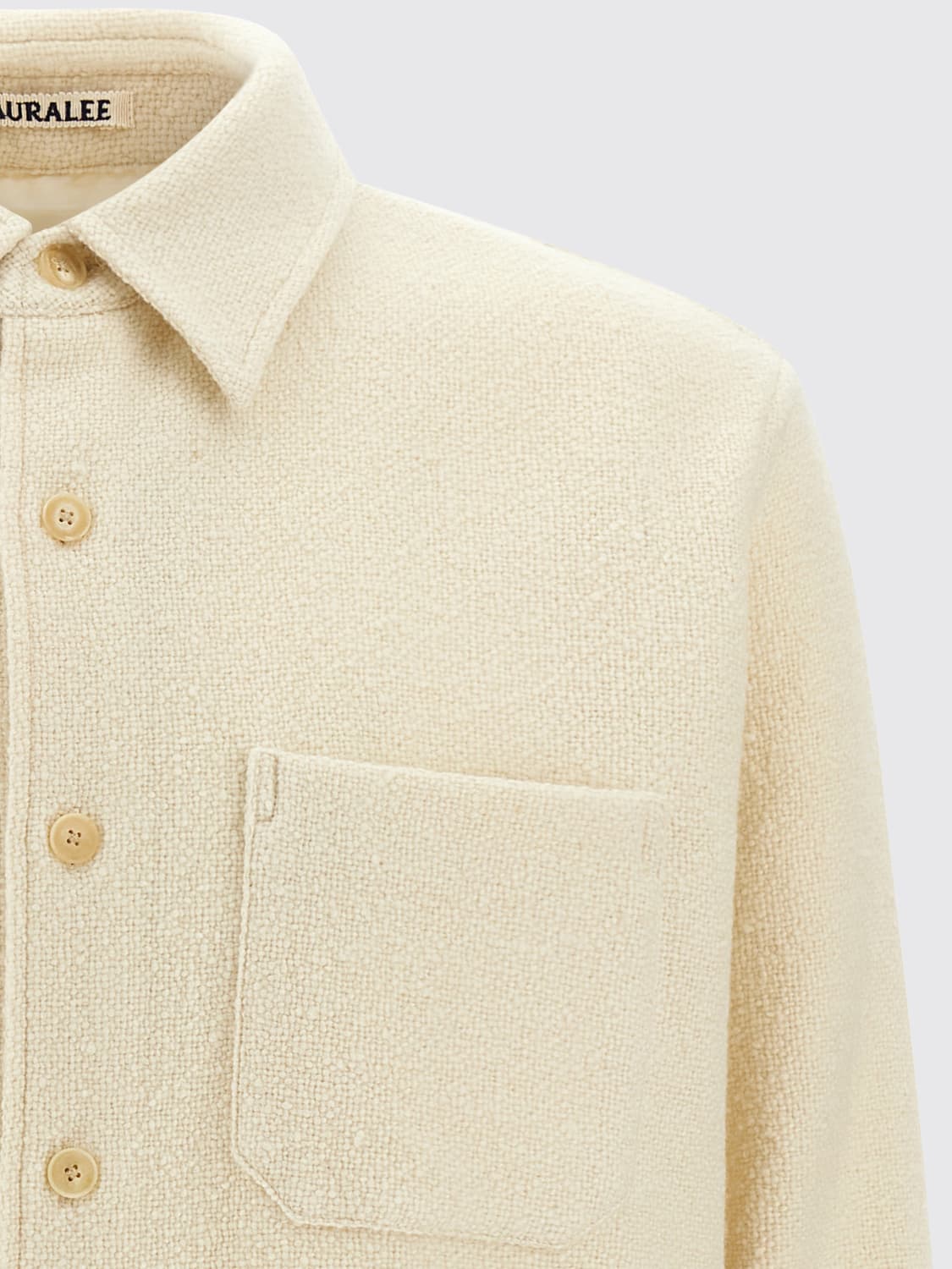 AURALEE SHIRT: Shirt men Auralee, Beige - Img 3