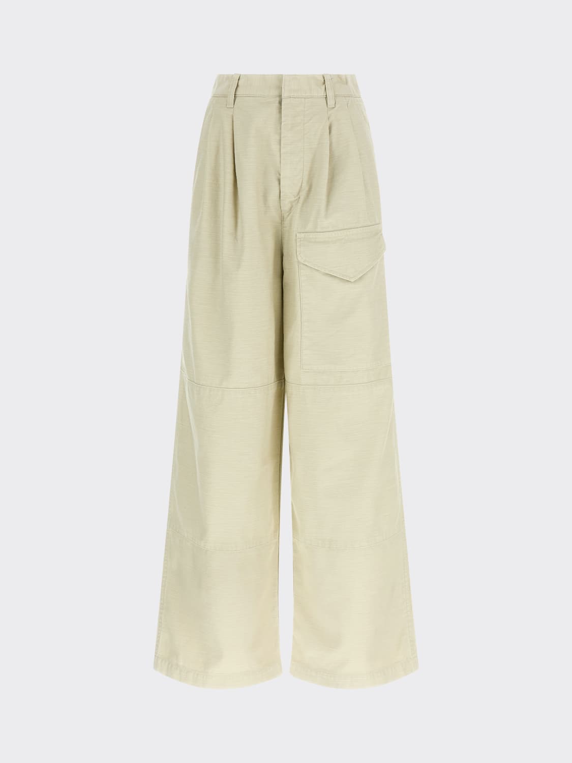 AURALEE PANTALON: Pantalon femme Auralee, Beige - Img 2