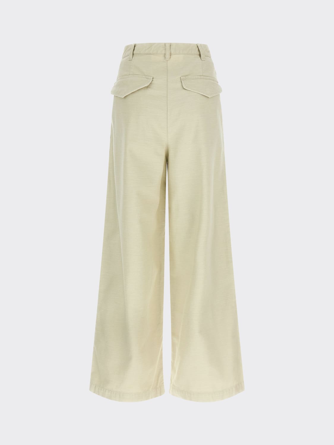 AURALEE PANTALON: Pantalon femme Auralee, Beige - Img 3