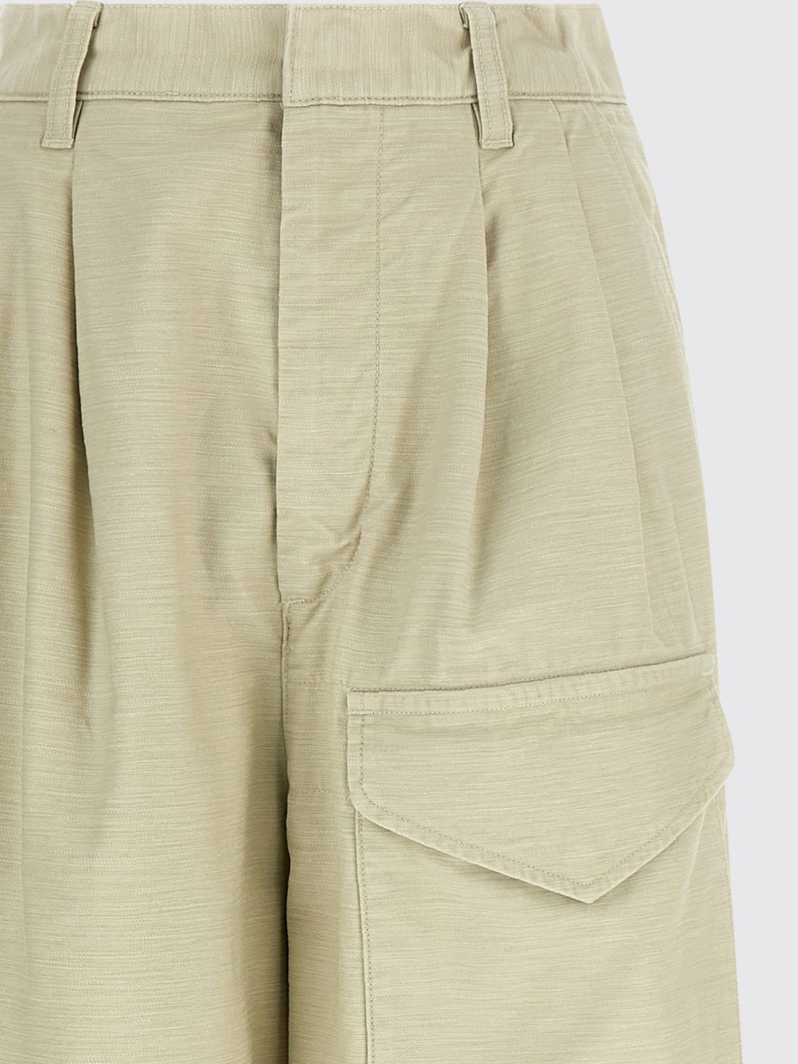 AURALEE PANTALON: Pantalon femme Auralee, Beige - Img 4