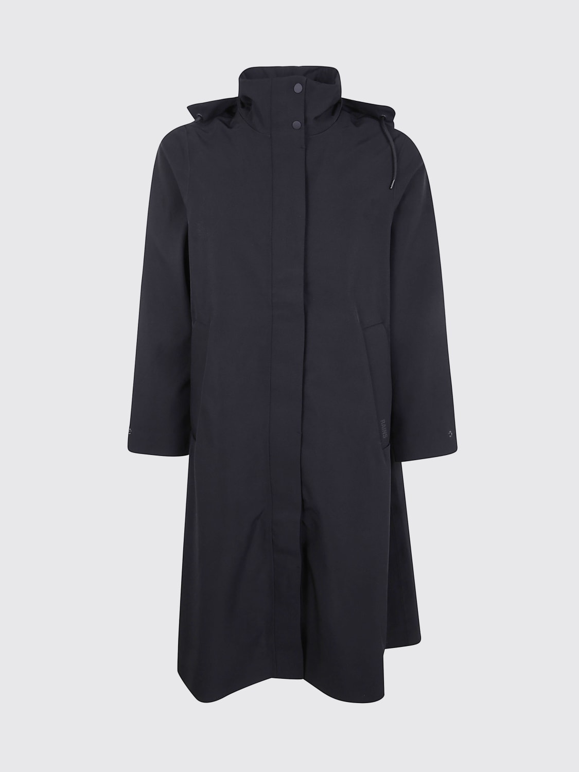 RAINS JACKET: Coat men Rains, Black - Img 1