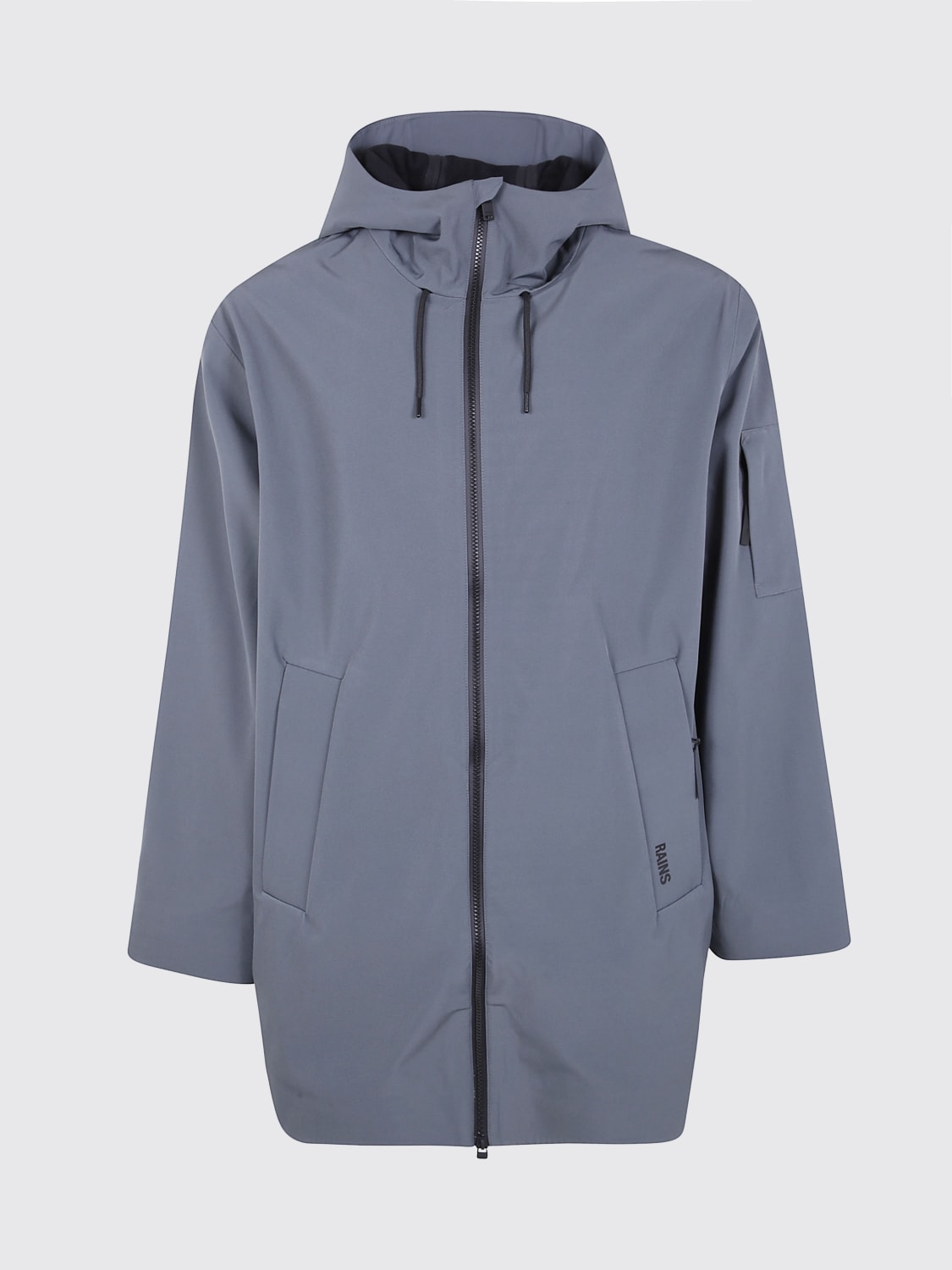 RAINS 外套: 大衣 男士 Rains, 蓝色 - Img 1