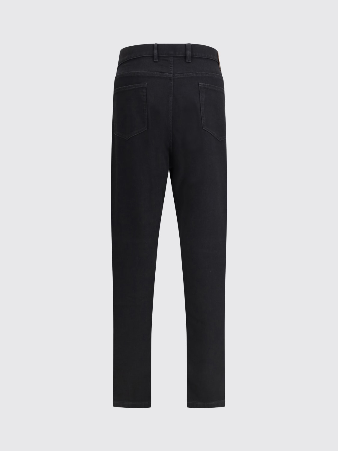 ZEGNA JEANS: Jeans men Zegna, Black - Img 2