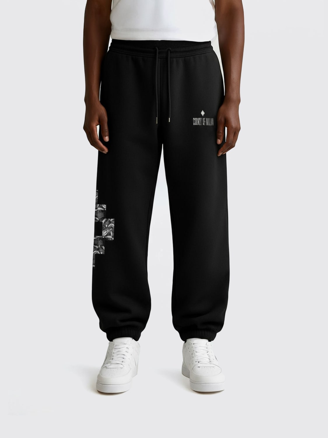 COUNTY OF MILAN PANTS: Pants men County Of Milan, Black - Img 1