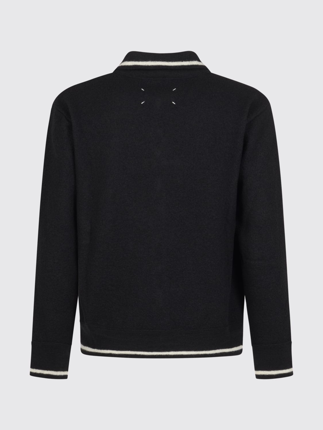 MAISON MARGIELA 毛衣: 毛衣 男士 Maison Margiela, 黑色 - Img 2