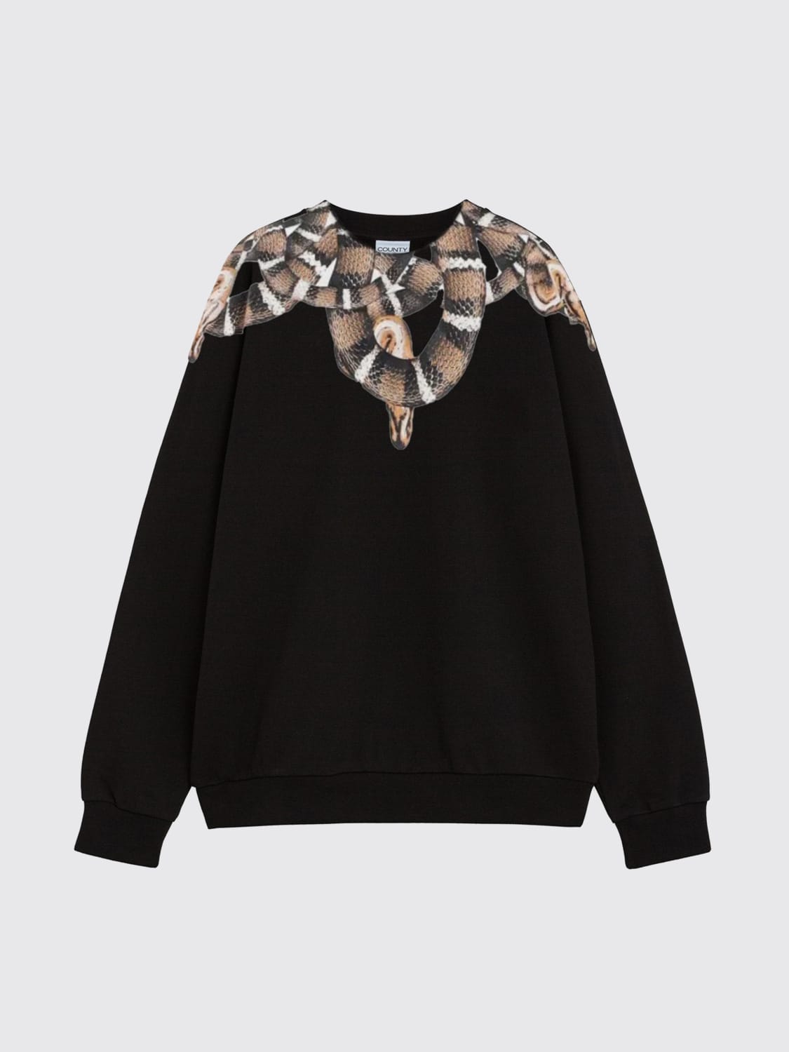 COUNTY OF MILAN SWEATSHIRT: Sweatshirt men County Of Milan, Black - Img 1