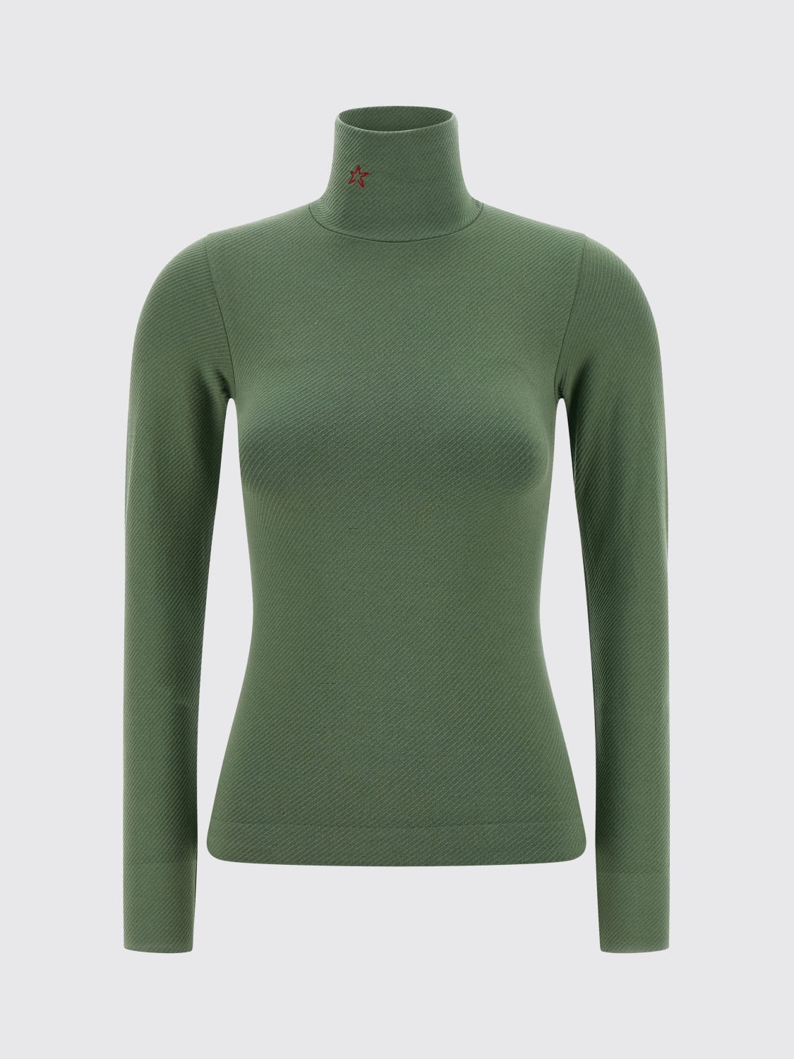 PERFECT MOMENT TOP: Pullover dolcevita Perfect Moment in misto cashmere , Verde - Img 2