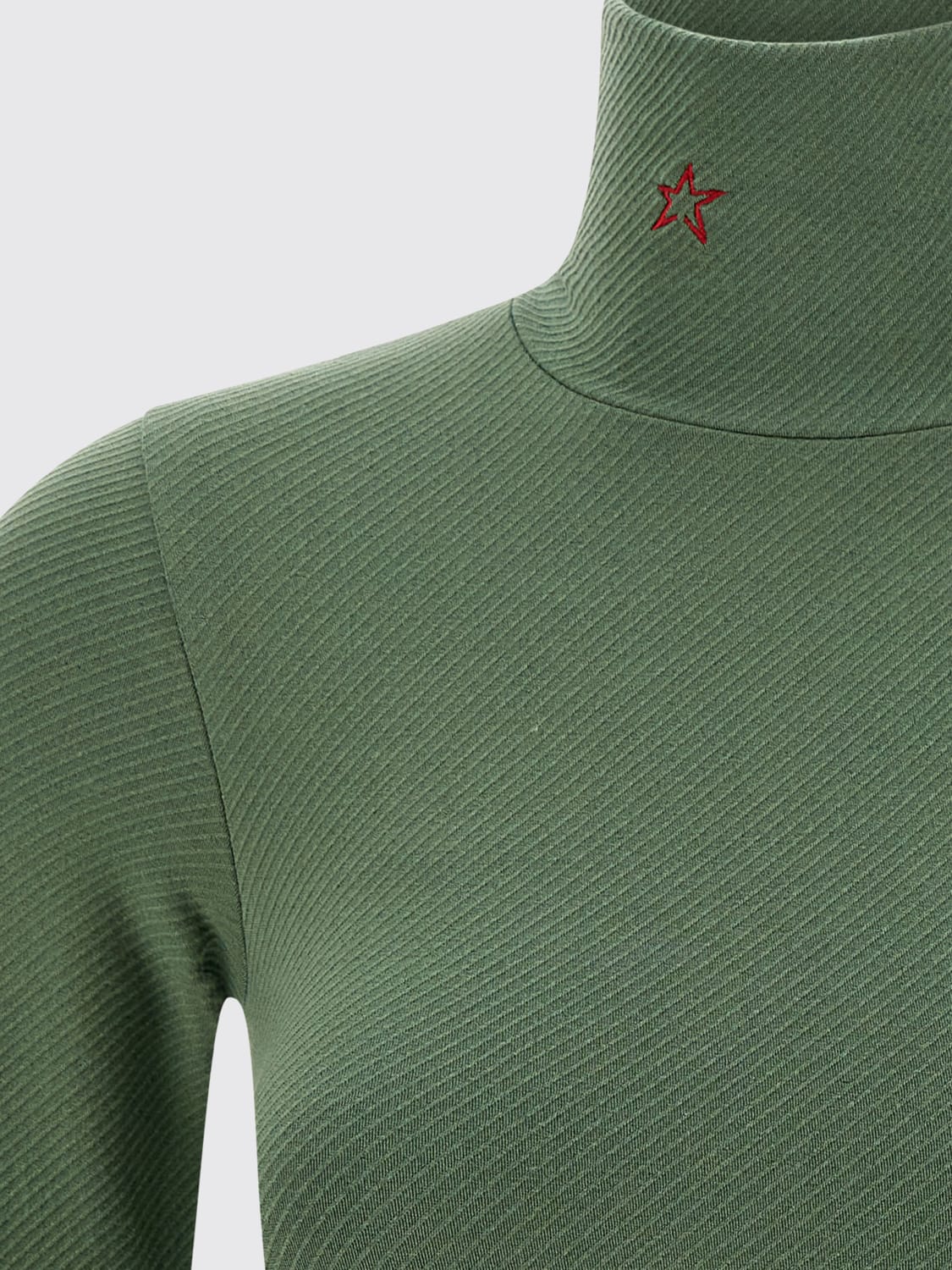 PERFECT MOMENT TOP: Pullover dolcevita Perfect Moment in misto cashmere , Verde - Img 4