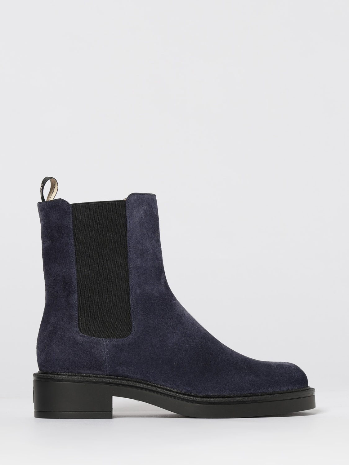 STUART WEITZMAN BOOTS: Flat ankle boot woman Stuart Weitzman, Blue - Img 1