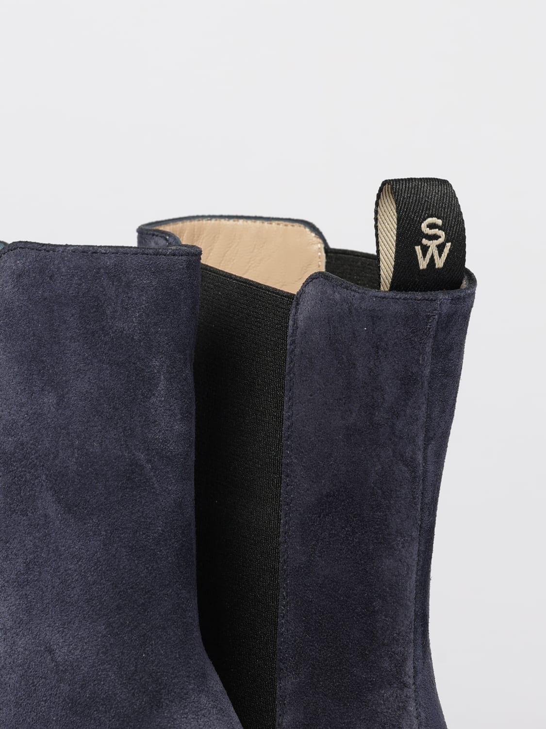 STUART WEITZMAN BOOTS: Flat ankle boot woman Stuart Weitzman, Blue - Img 4