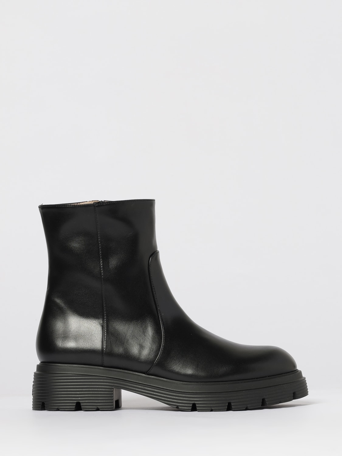 STUART WEITZMAN BOOTS: Flat ankle boot woman Stuart Weitzman, Black - Img 1