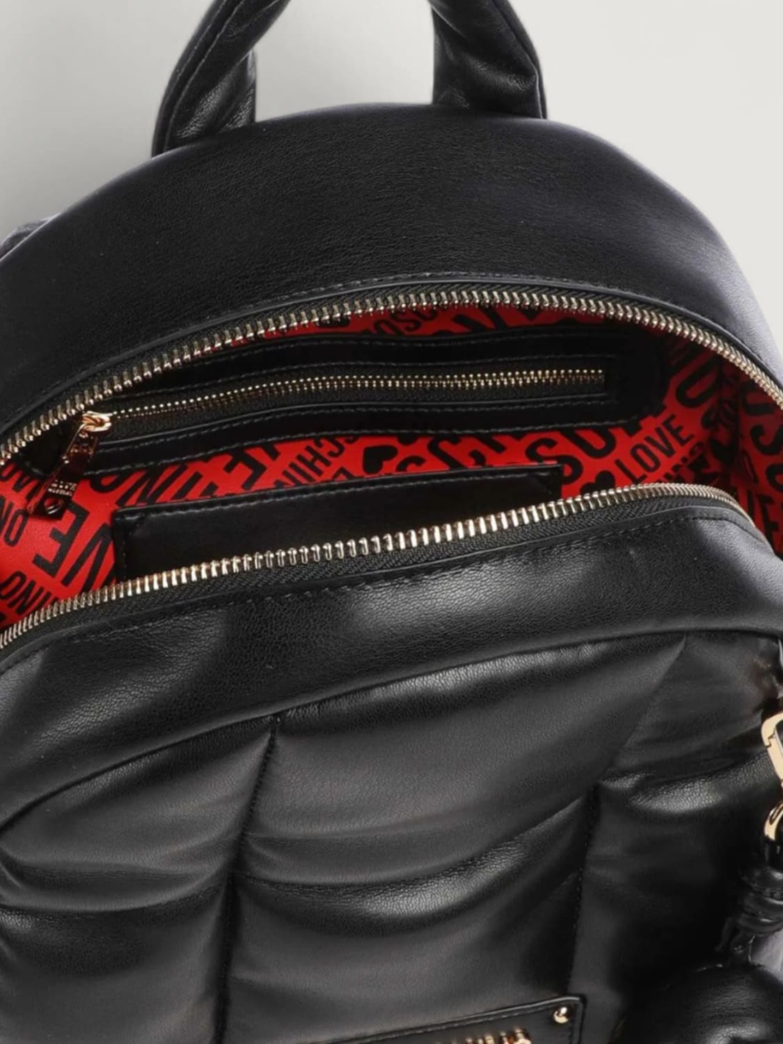 LOVE MOSCHINO BACKPACK: Backpack woman Love Moschino, Black - Img 4