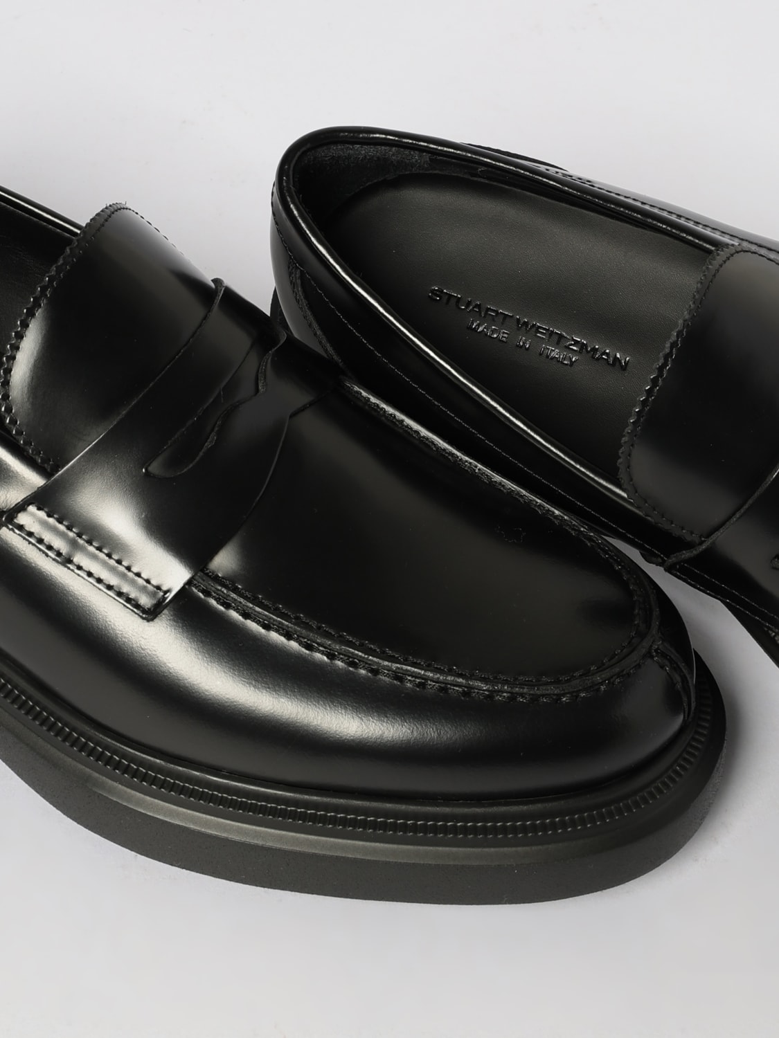 STUART WEITZMAN LOAFERS: Loafers men Stuart Weitzman, Black - Img 3