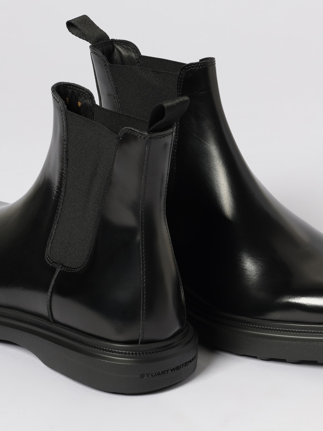 STUART WEITZMAN BOOT: Boot men Stuart Weitzman, Black - Img 4