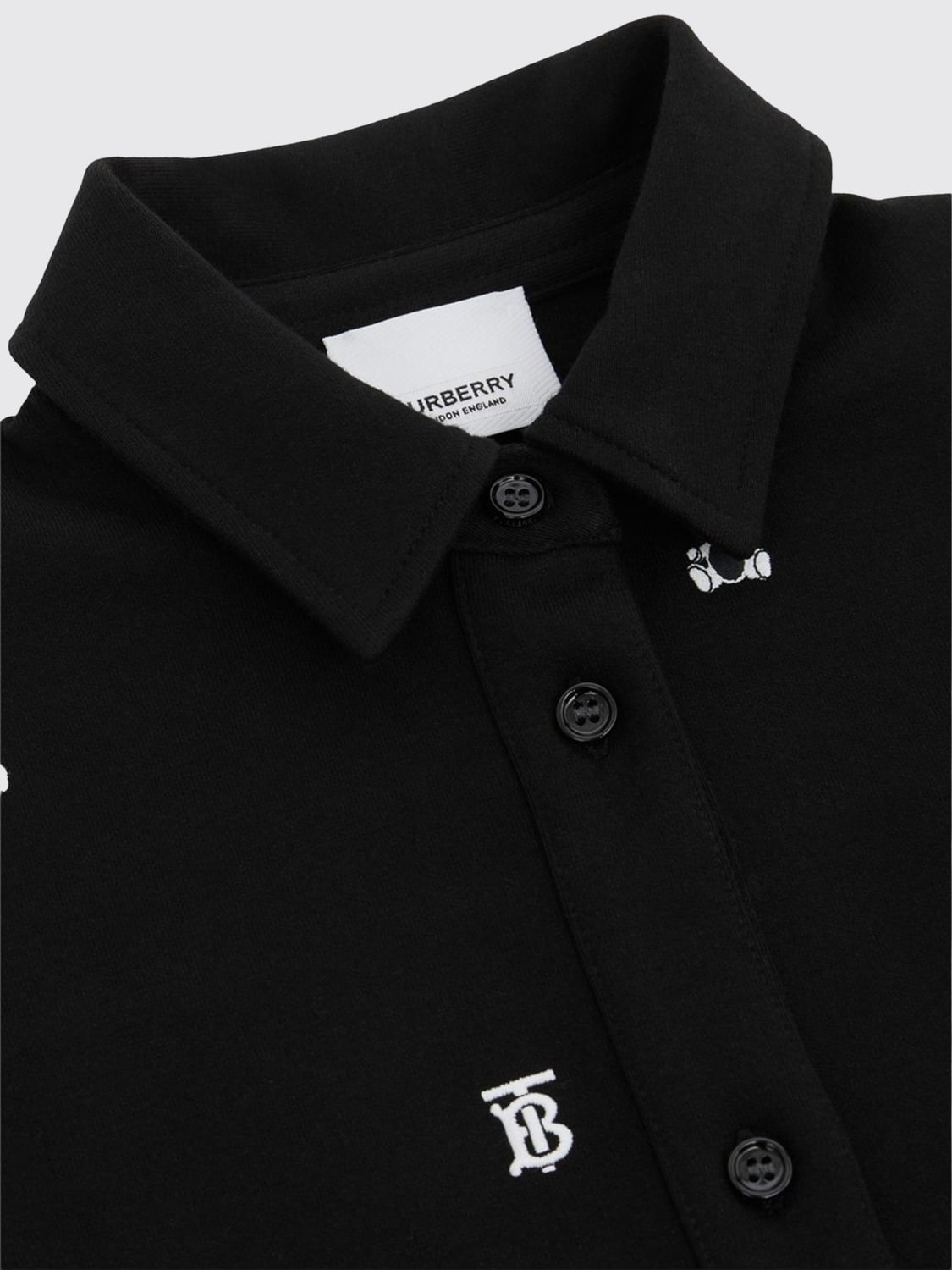 BURBERRY KLEID: Kleid kinder Burberry, Schwarz - Img 3