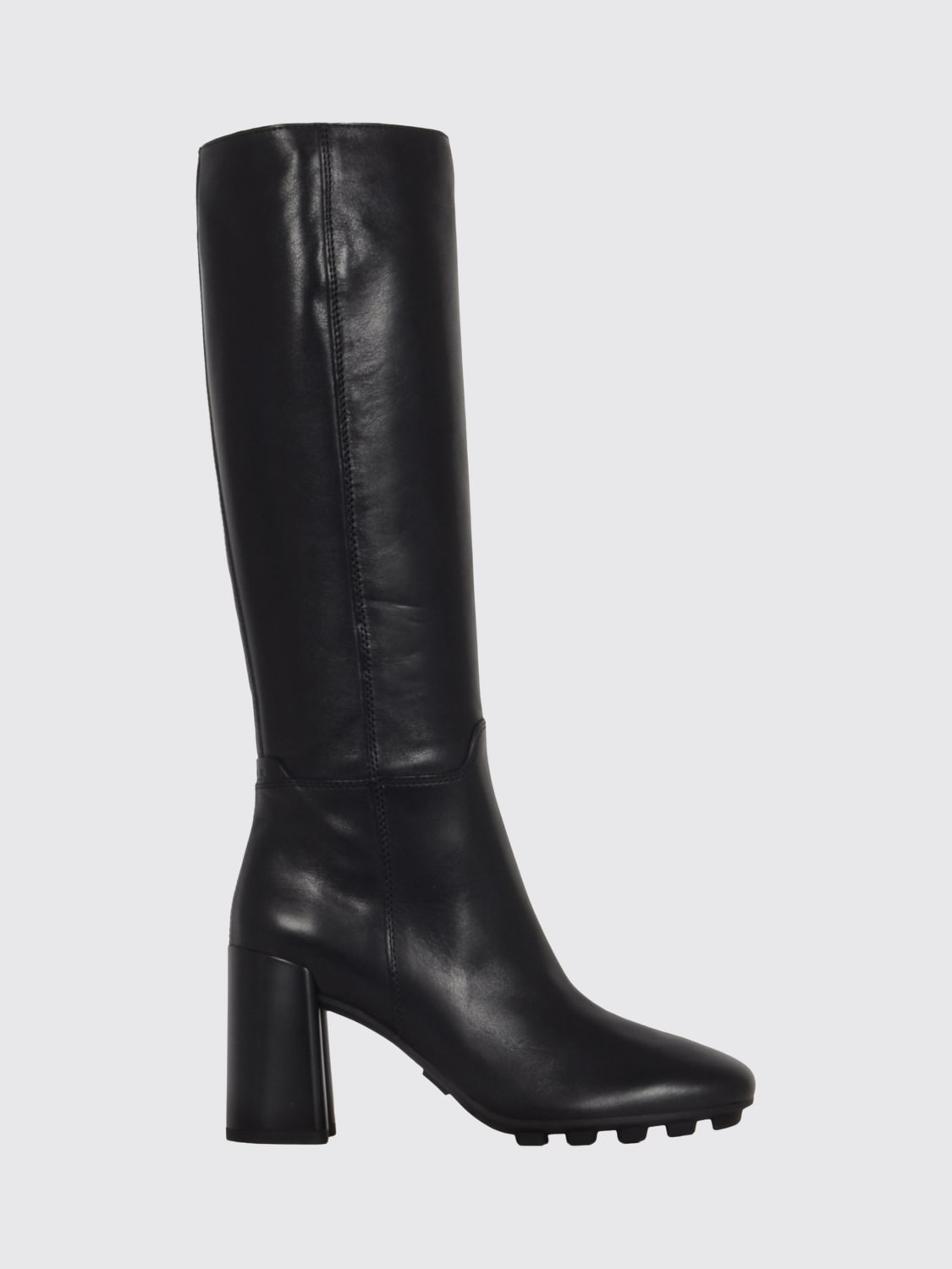 HOGAN BOOTS: Flat ankle boot woman Hogan, Black - Img 1