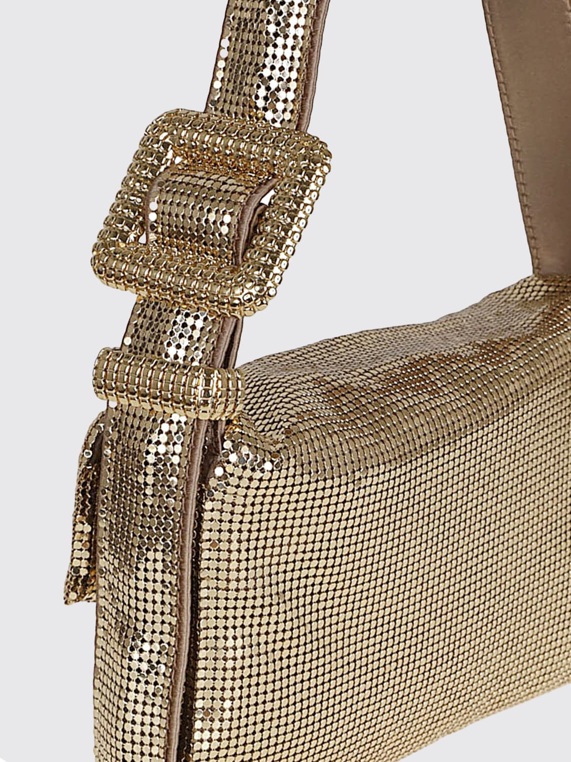 BENEDETTA BRUZZICHES SCHULTERTASCHE: Schultertasche damen Benedetta Bruzziches, Gold - Img 3