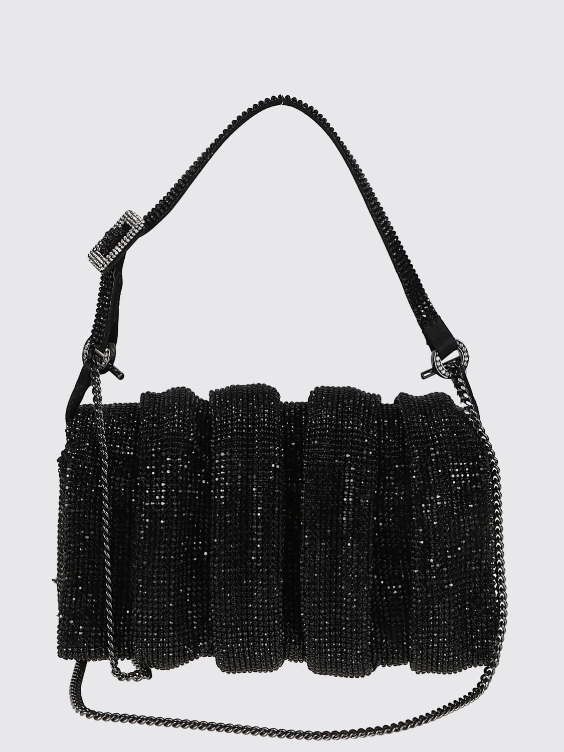 BENEDETTA BRUZZICHES BORSA A SPALLA: Borsa a spalla Iris Benedetta Bruzziches, Nero - Img 2