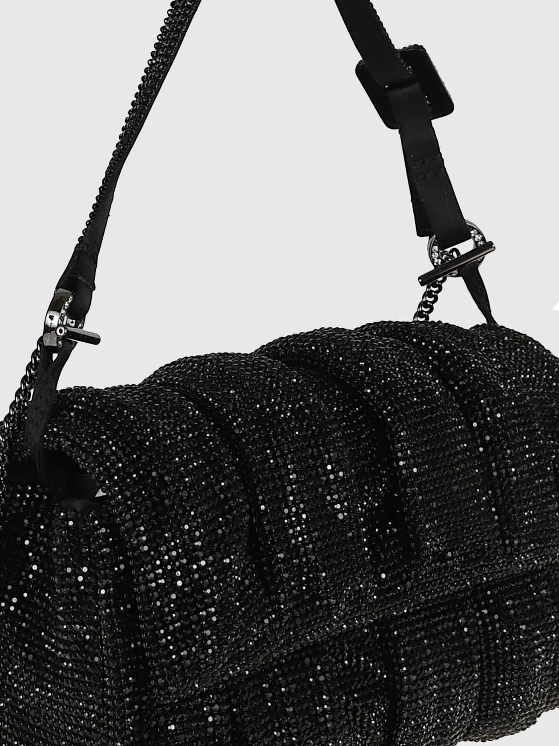 BENEDETTA BRUZZICHES BORSA A SPALLA: Borsa a spalla Iris Benedetta Bruzziches, Nero - Img 3