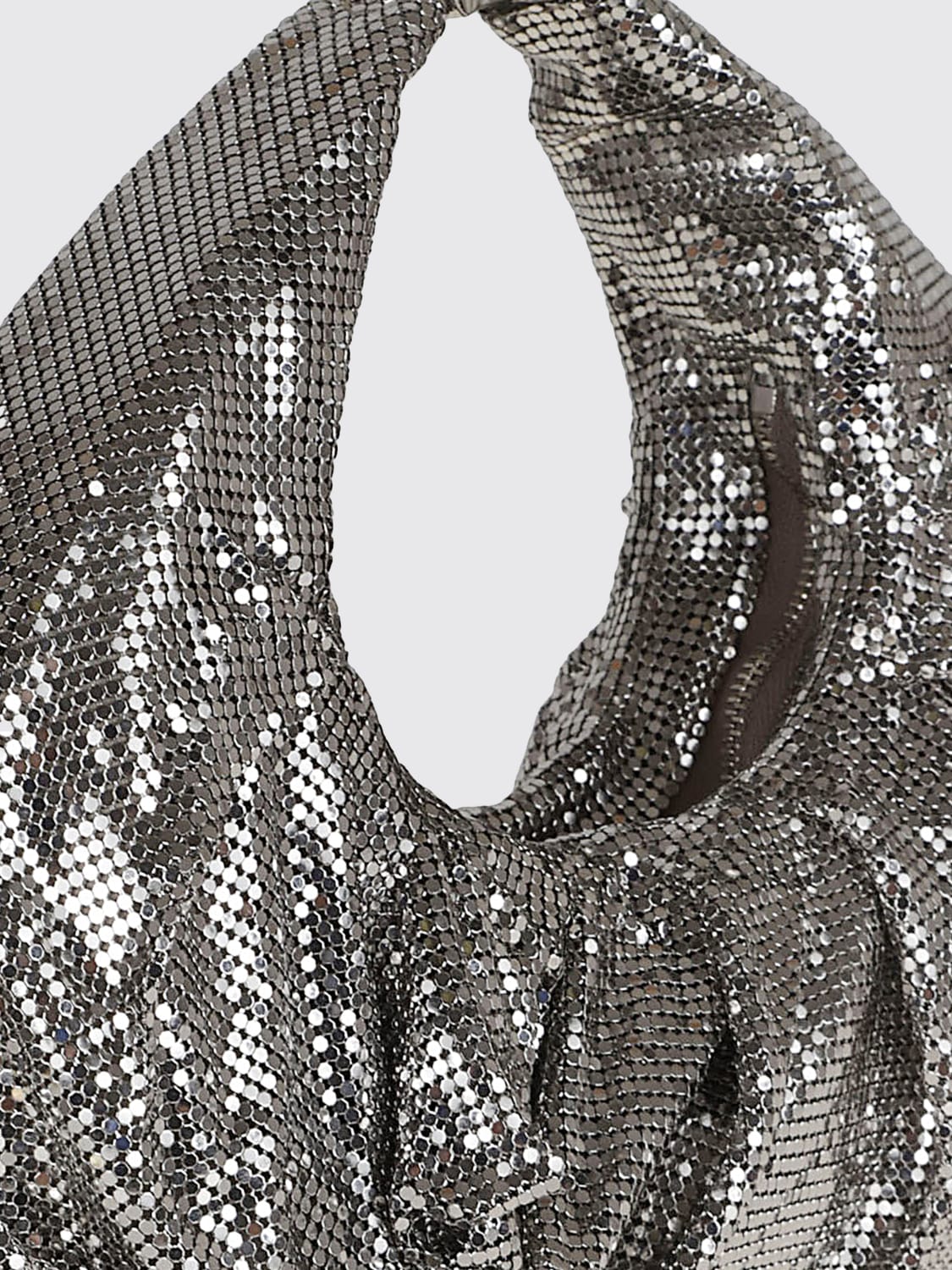 BENEDETTA BRUZZICHES SCHULTERTASCHE: Schultertasche damen Benedetta Bruzziches, Silber - Img 3