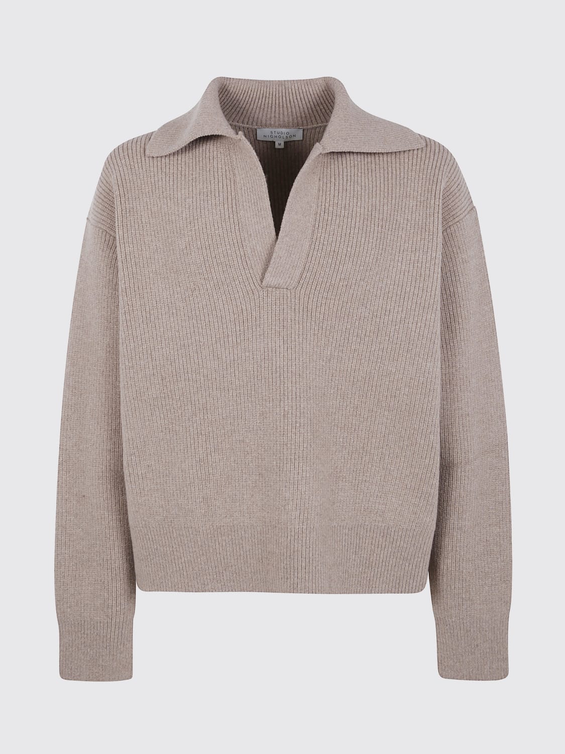 STUDIO NICHOLSON POLO: Pull homme Studio Nicholson, Rose - Img 1