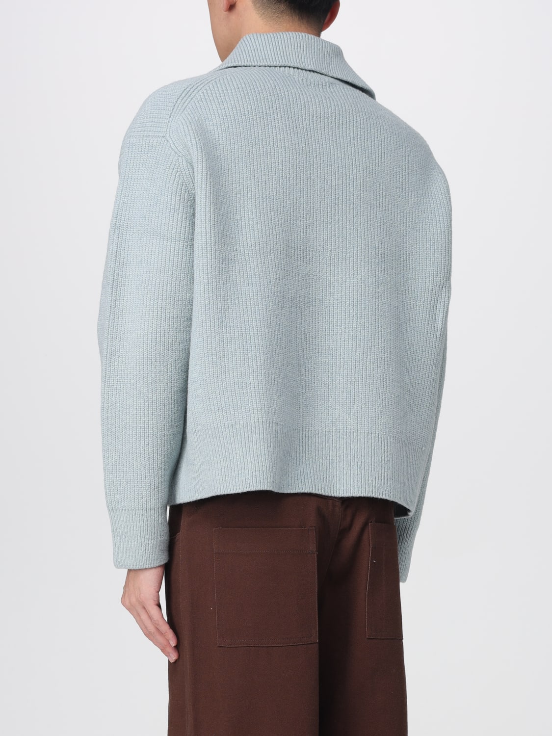 STUDIO NICHOLSON POLO: Pullover herren Studio Nicholson, Hellblau - Img 2