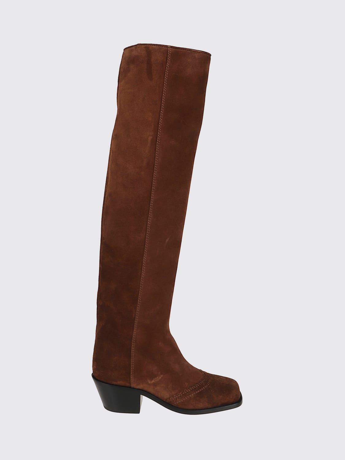 ERMANNO SCERVINO BOOTS: Shoes woman Ermanno Scervino, Brown - Img 1