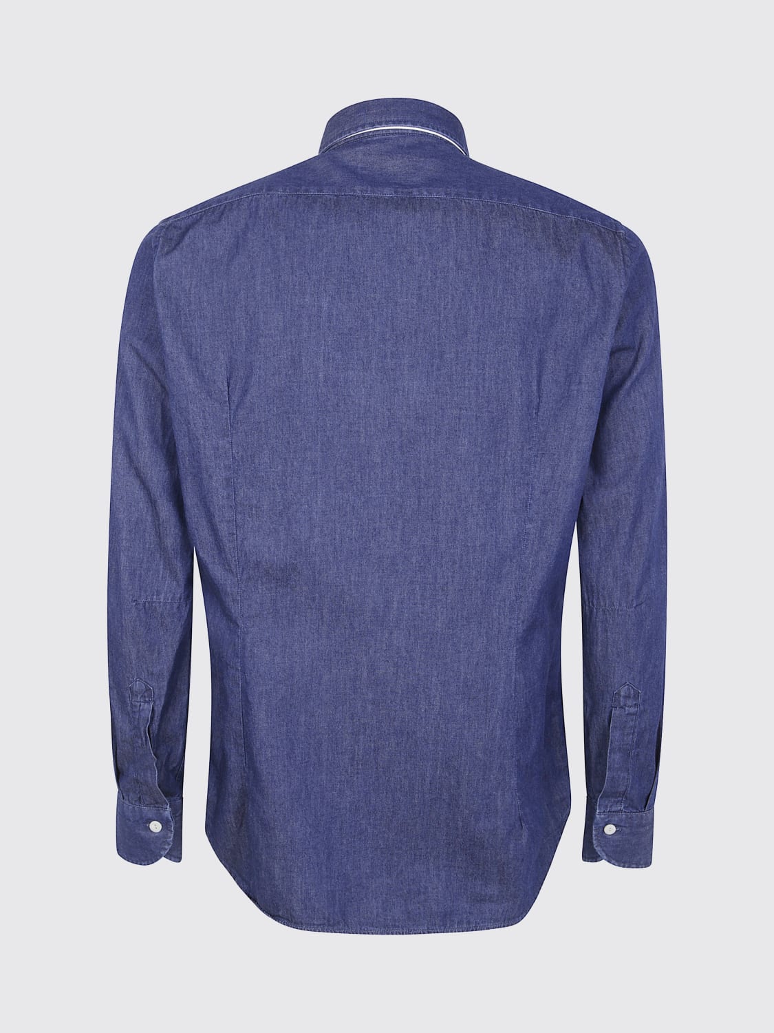 TINTORIA MATTEI 衬衫: 衬衫 男士 Tintoria Mattei, 牛仔布 - Img 2